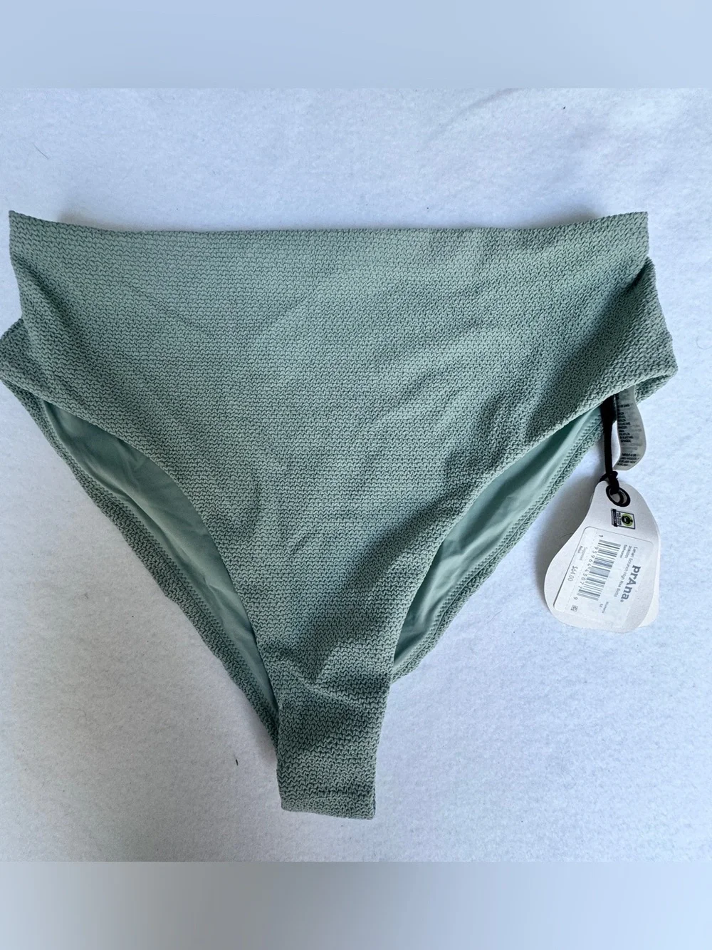 NWT Prana Women's Lahari Scrunch High Rise Swim Bottom Saltwater  Size Medium